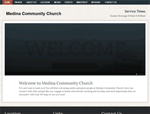 Tablet Screenshot of medinacommunitychurch.org